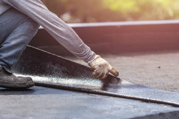 Professional Waterproofing technician working in Pettisville, OH